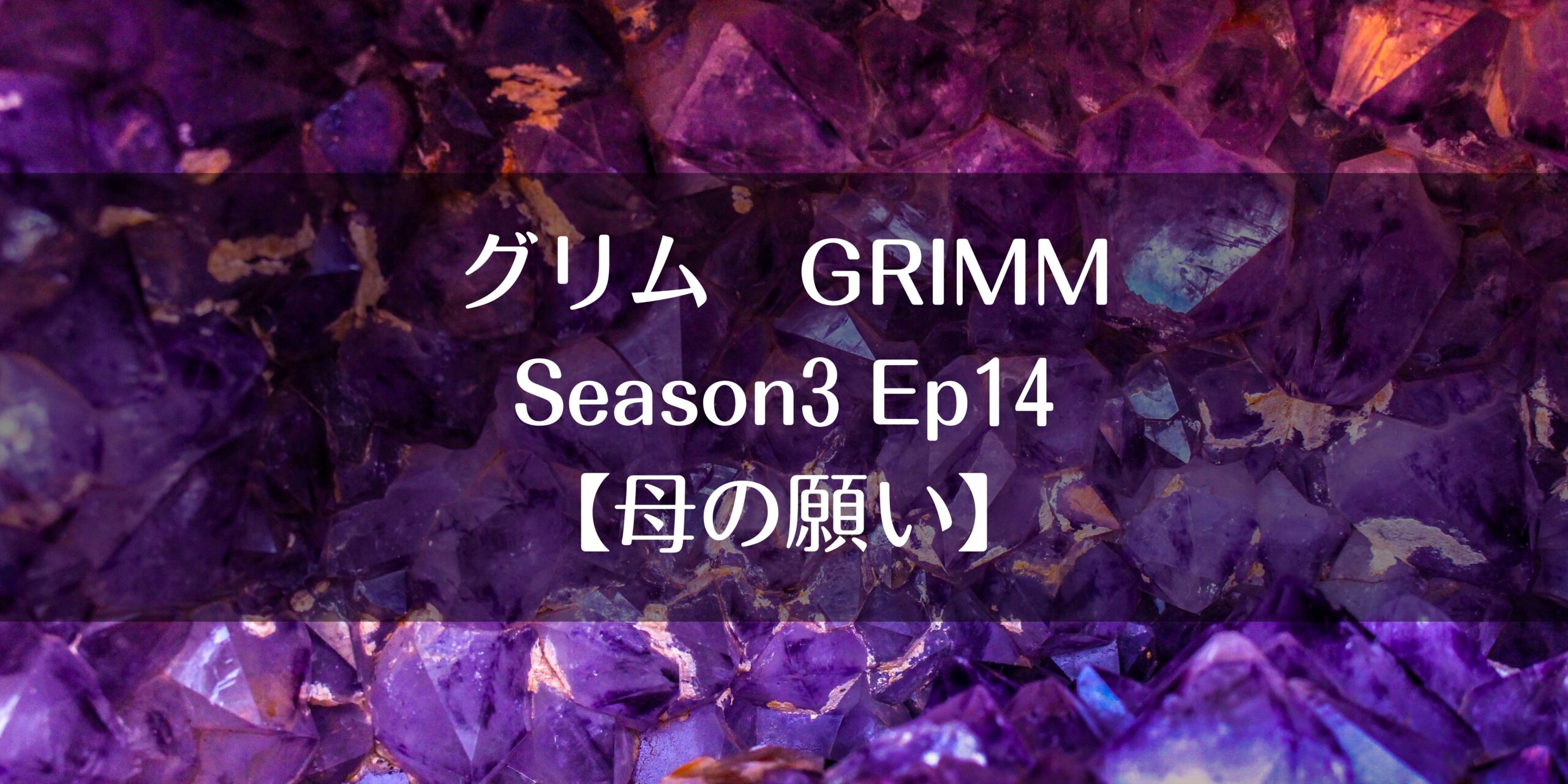 グリム Grimm シーズン3第14話 母の願い のあらすじ ネタバレ レビュー なまけものくらぶ