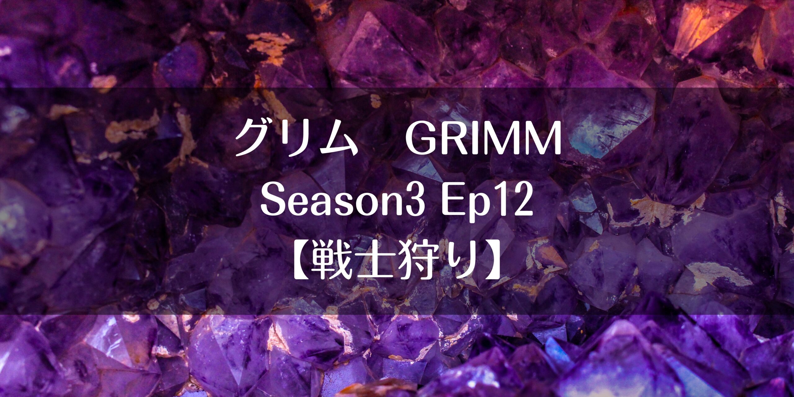グリム Grimm シーズン3第12話 戦士狩り のあらすじレビュー なまけものくらぶ